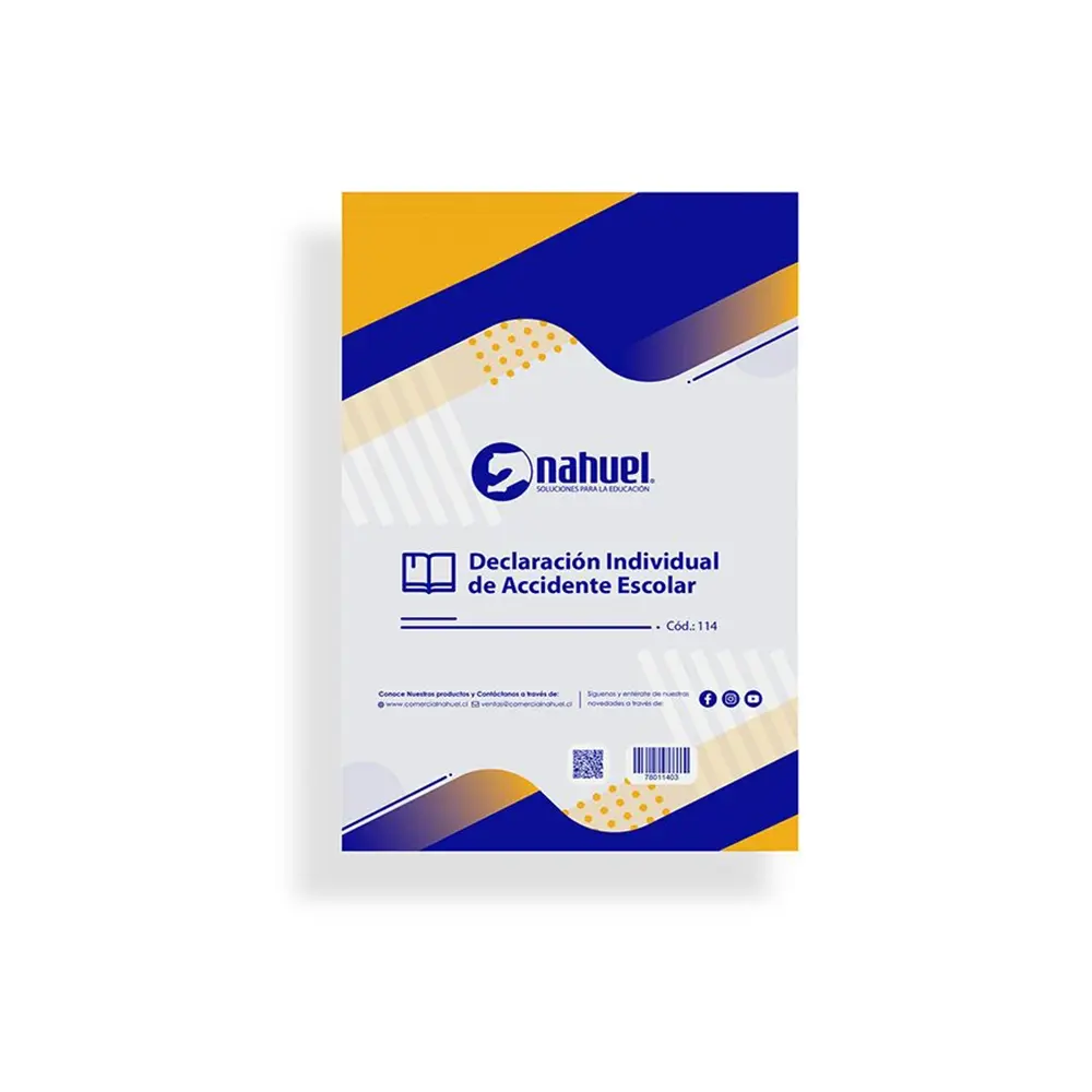 Declaración de Accidente Escolar (Cód.: 114)