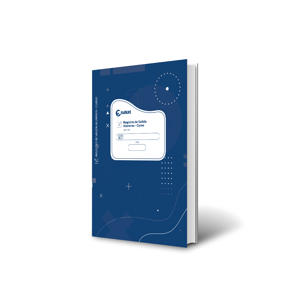 Libro Registro de Salida Alumnos Curso (80 pag.)(Cód.: 7312)